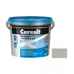 Шов кольоровий еластичний водостійкий Церезіт Ceresit СЕ40 №10 світло сірий 2кг