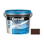 Шов цветной эластичный водостойкий Церезит Ceresit СЕ40 №58 темно-коричневый 2кг