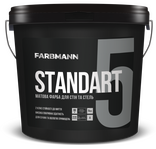 Акриловая краска для стен Kolorit STANDART 5 база А 9л