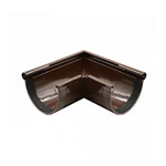 Кут ринви зовнішній Ренвей RainWay 130 коричневий 90*