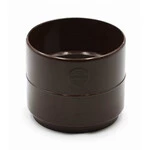 Муфта труби Ренвей RainWay 130 коричнева ф100мм