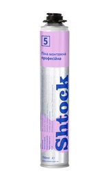 Пена монтажная профессиональная №5 Shtock, 750 мл