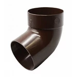 Відвід одномуфтовий Ренвей RainWay 130 коричневий 67° ф100мм коліно
