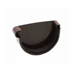 Заглушка ринви ліва Ренвей RainWay 130 коричнева