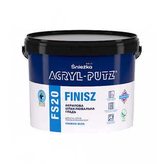 Шпаклевка акриловая Снежка Sniezka Acryl-putz Finisz FS20 17кг
