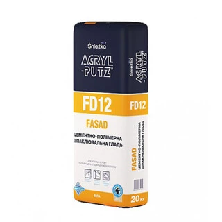 Шпаклювальна гладь Снєжка Sniezka Acryl-putz FD12 Fasad 20кг