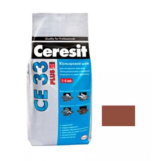 Шов цветной Церезит Ceresit СЕ33 Plus №134 клинкер 2кг