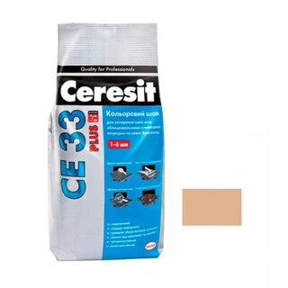 Шов цветной Церезит Ceresit СЕ33 Plus №139 персик 2кг