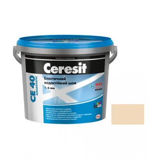 Шов цветной эластичный водостойкий Церезит Ceresit СЕ40 №41 натура 2кг