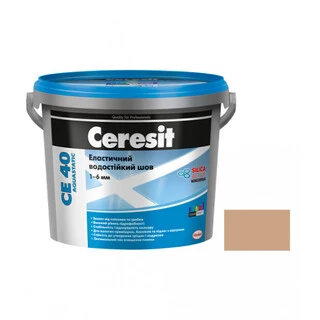 Шов цветной эластичный водостойкий Церезит Ceresit СЕ40 №46 карамель 2кг