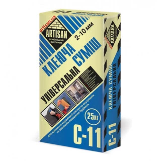 Клей для плитки універсал Артісан С-11, 25 кг