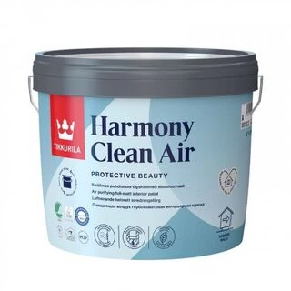Водоемульсійна фарба для стін глибокий мат TIKKURILA Harmony Clean Air база А 2,7 л