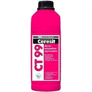 Грунтовка Антимикробная Церезит (CERESIT) СТ 99, 1л