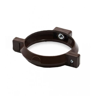 Кронштейн труби Ренвей RainWay 130 коричневий ф100мм