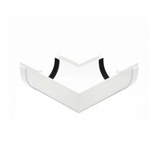 Кут ринви внутрішній Ренвей RainWay 130 білий 90*