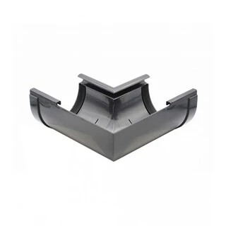 Кут ринви внутрішній Ренвей RainWay 130 графітовий 90*