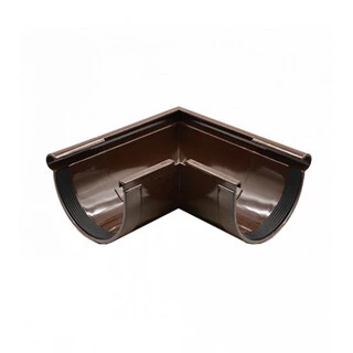 Кут ринви зовнішній Ренвей RainWay 130 коричневий 90*