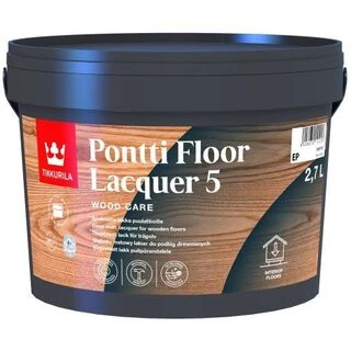 Лак напольный матовый Tikkurila Pontti Floor 5 0,9л