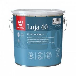 Водоэмульсионная краска для влажных помещений Tikkurila Luja 40 база А 9л