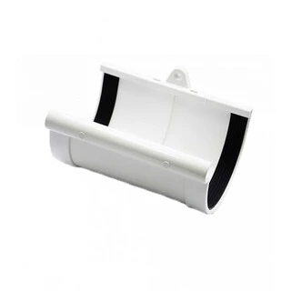 Муфта желоба Ренвей RainWay 90 белая