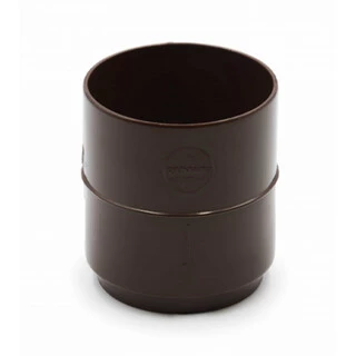 Муфта труби Ренвей RainWay 90 коричнева ф75мм