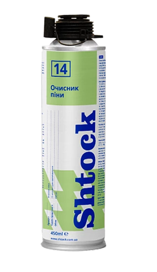 Очиститель монтажной пены №14 Shtock Шток 450 мл