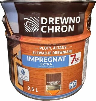 Краска для дерева пропитка drewnochron Палисандр средний 2,5л