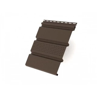 Панель Перфорированная (СОФИТ) RAINWAY Коричневая, 300*3000мм (0,900м2)