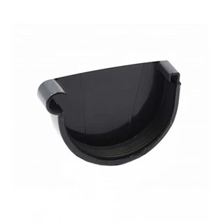 Заглушка желоба левая Ренвей RainWay 130 графитовая