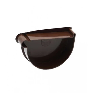 Заглушка воронки ліва Ренвей RainWay 130 коричнева